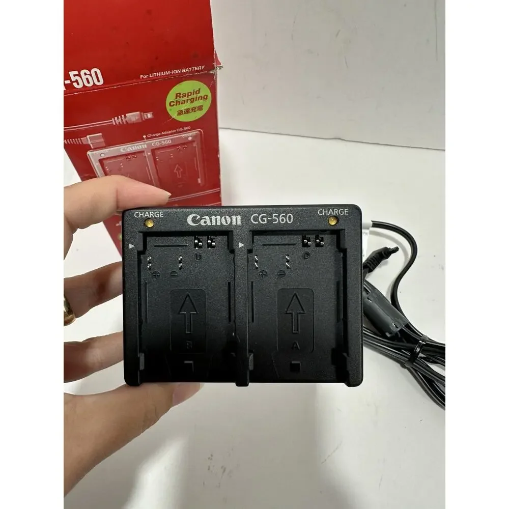Canon CR-560 AC/Car Battery Charger/Adapter for Canon Camcorders‎ & Cameras